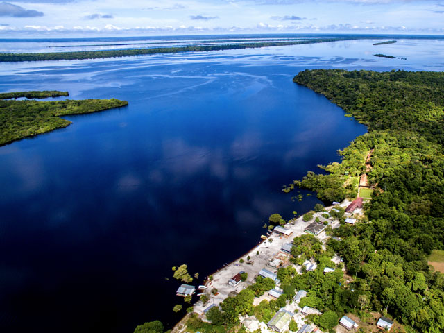 Amazon River, Anvailhanas, Brazil