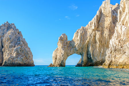 Rock formation in the sea Cabo San Lucas, Mexico