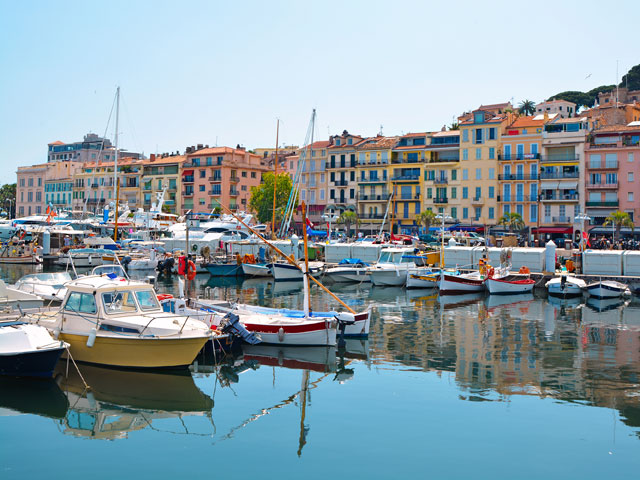 Cannes harbour, France