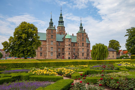 Rosenborg Castle in Copenhagen, Denmark