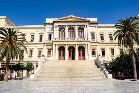 Ermoupoli Town hall, Greece