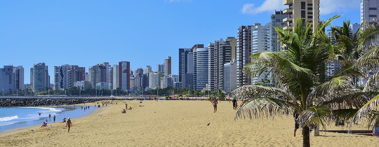 Praiade Iracema beach in Fortaleza, Brazil