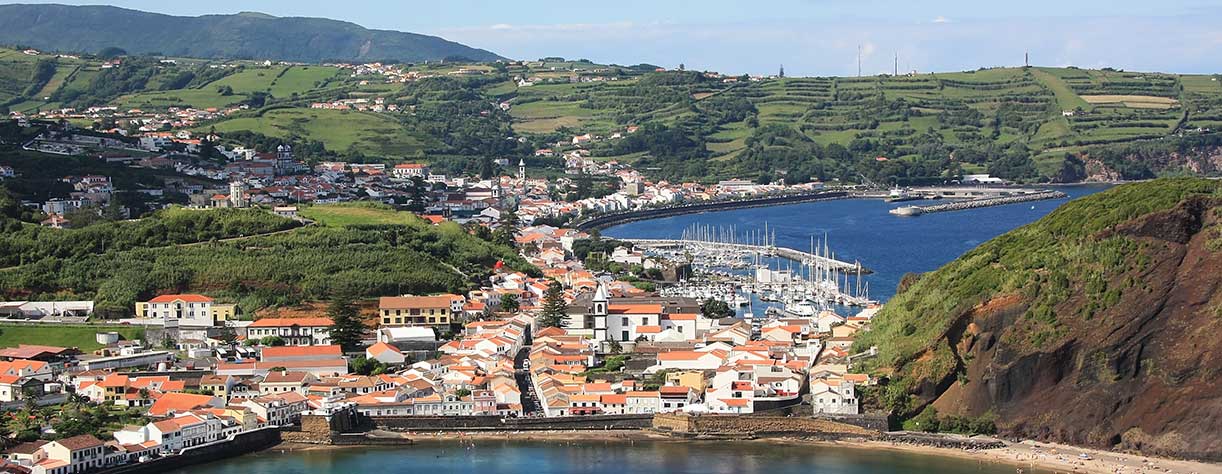 The City of Horta and Horta Bay of the Archipelago of the Azores, Portugal