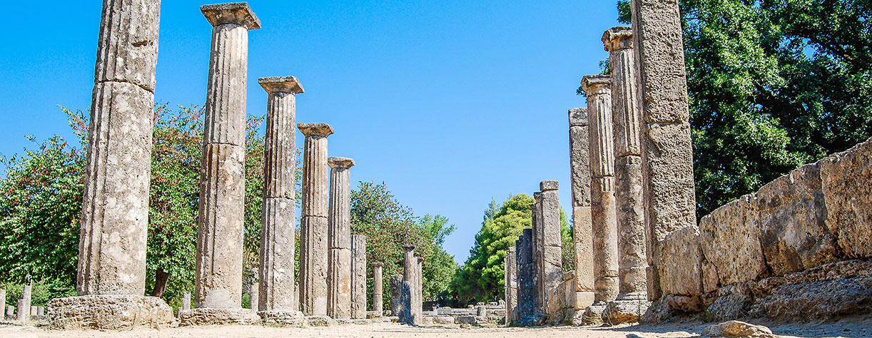 Ruins of ancient Olympia, Greece