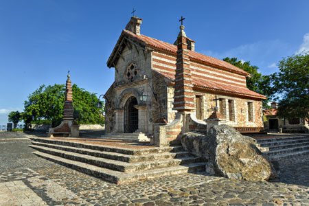 Stone Church in La Romana, Dominican Republic