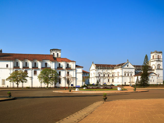 Se Cathedral located in Old Goa, Mormugao