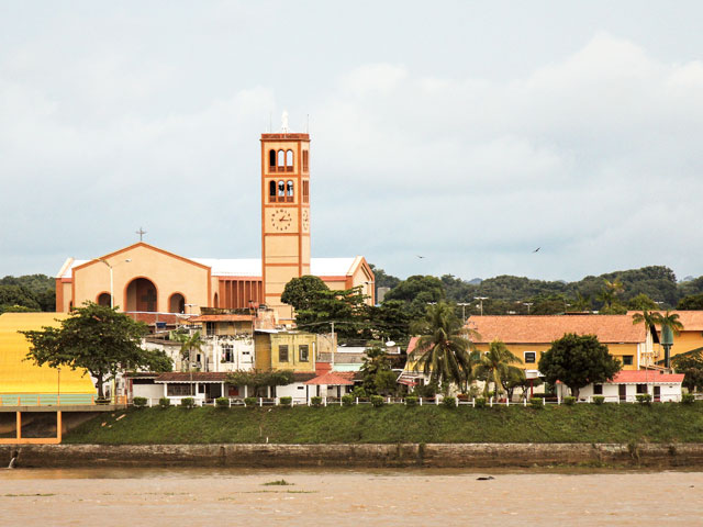 Town of Parintins along the Amazon River, Brazil