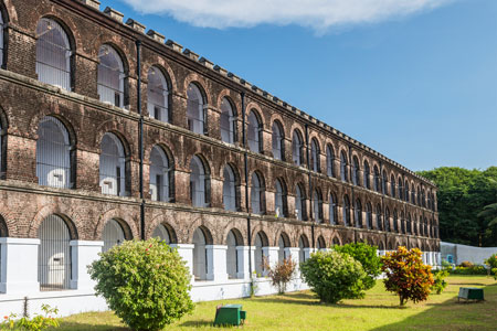 A wing of Cellular Jail at Port Blair, India