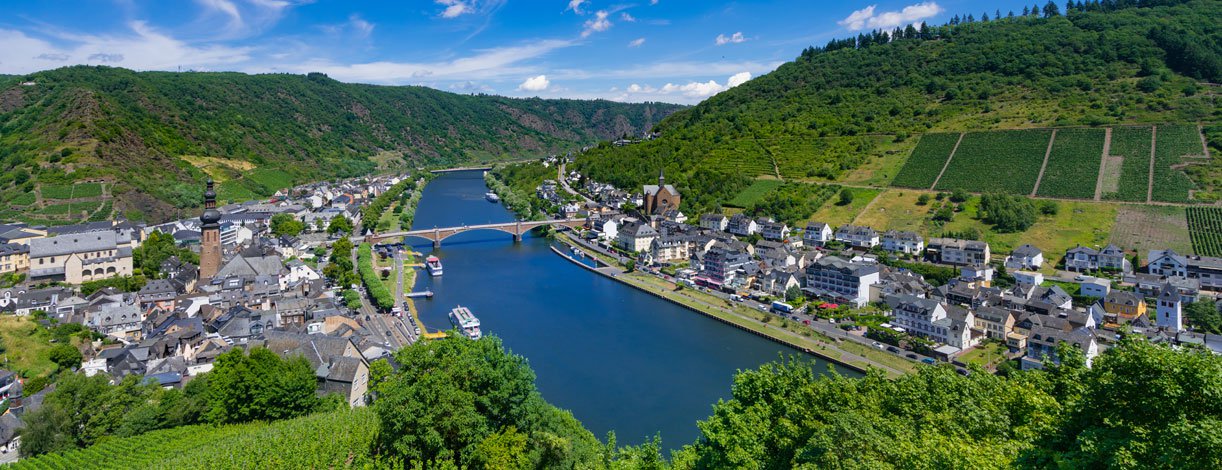 Cochem on the Moselle river, Germany Cochem on the Moselle river, Germany