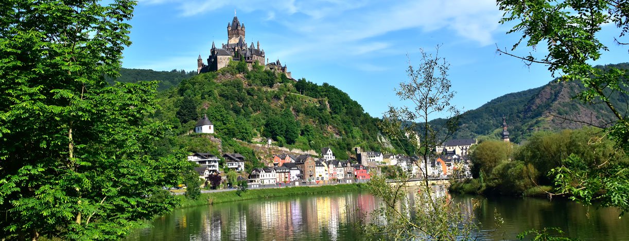 Cochem on the Moselle river, Germany Cochem on the Moselle river, Germany