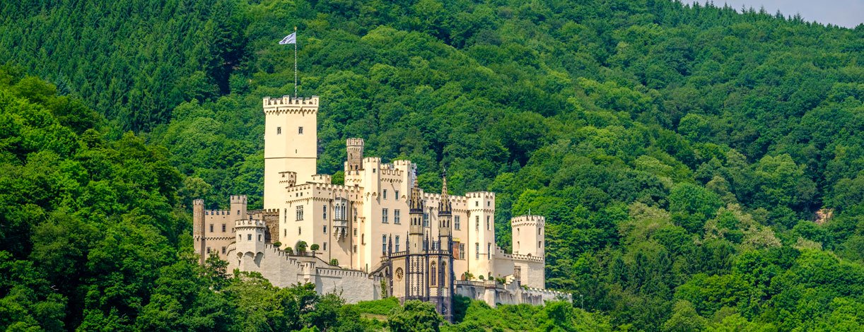 Koblenz Stolzenfels Castle at Rhine Valley Koblenz Stolzenfels Castle at Rhine Valley