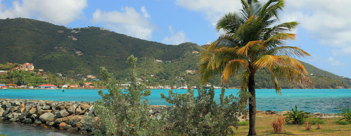 Road town harbour in Tortola, British Virgin Islands