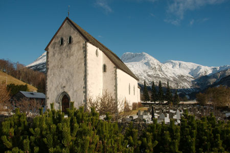 Kvinnherad Church in Rosendal, Norway