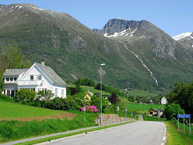 Picturesque view of Rosenal in Norway