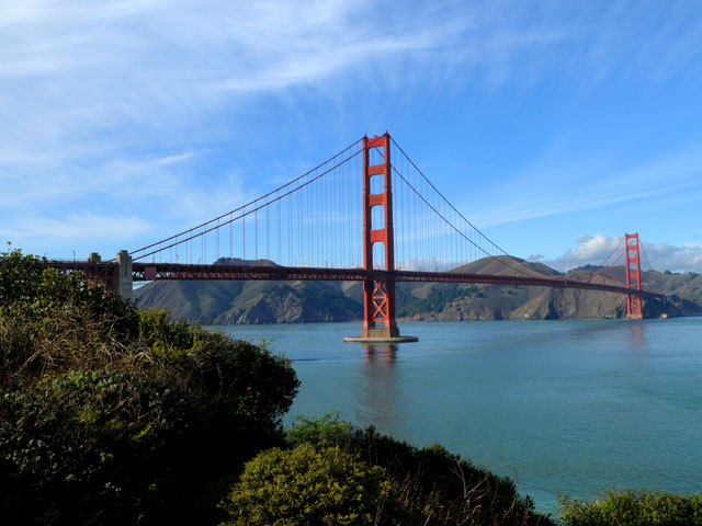 San Fransico Golden Gate bridge California USA