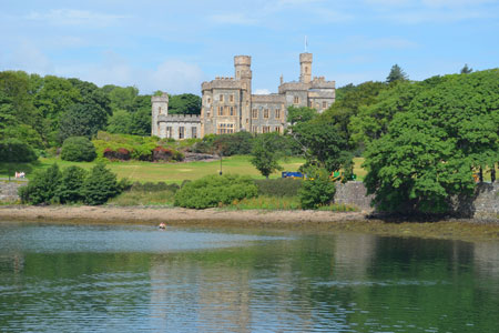 Lews Castle in Hebrides, Scotland