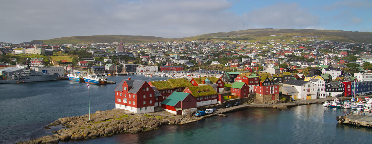 View of Torshavn, Faeroe Islands