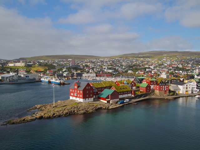 View of Torshavn, Faeroe Islands