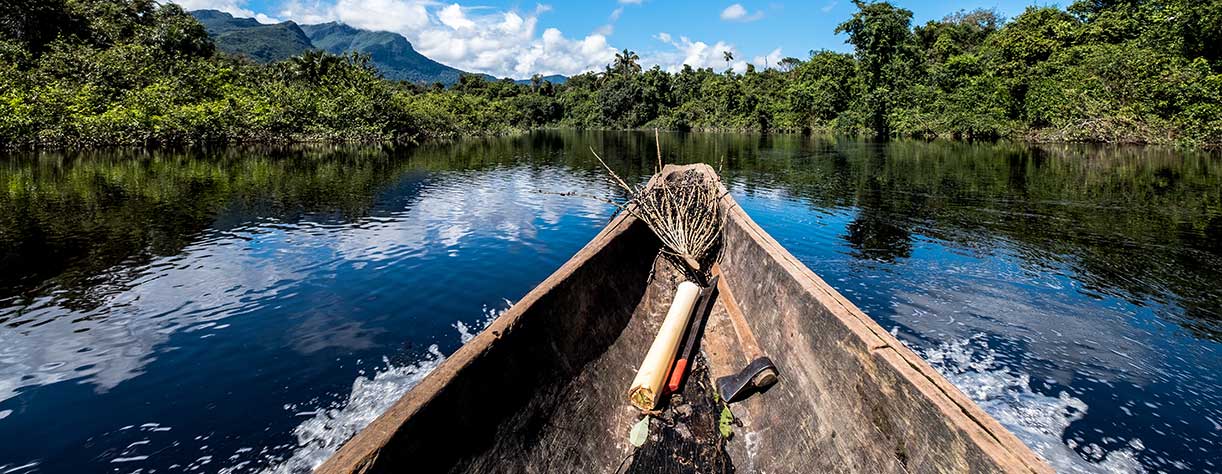 Boat on the Amazon