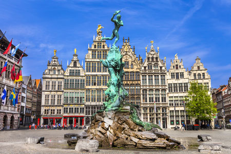 Traditional Flemish architecture in Belgium, Antwerp