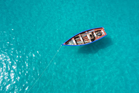 Traditional fishing boat, Cape Verde Islands