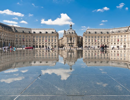 Palais de la Bourse located at Bordeaux France