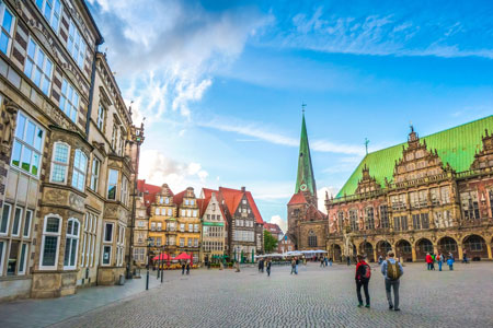 Ancient Bremen Market Square