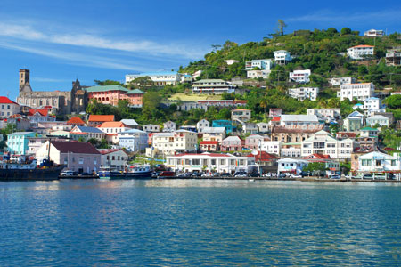 View of the Island Greneda, Caribbean