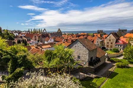 Viewpoint of Visby, Gotland - Sweden