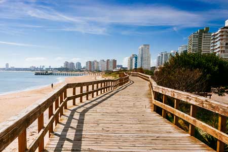 Beach at Punta del Este, Uruguay