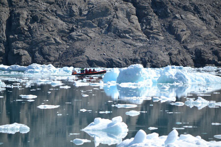 Ice Fjord in Qoroq, Greenland