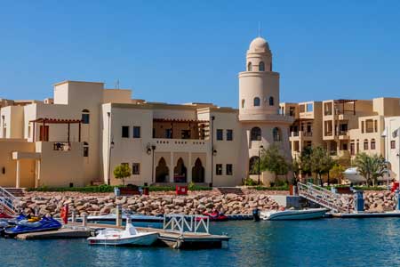 Boats in Tala Bay, Aqaba - Jordan