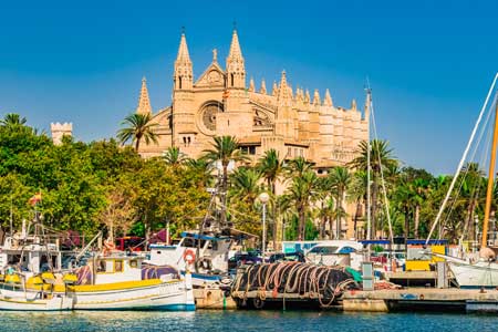 Palma Port. Tourist ports in Spain