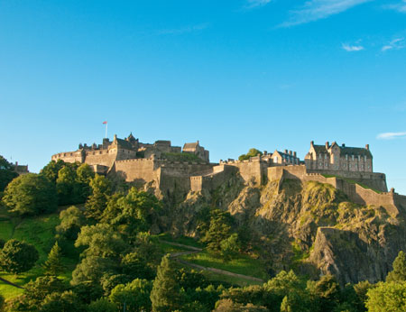Edinburgh castle , Scotland