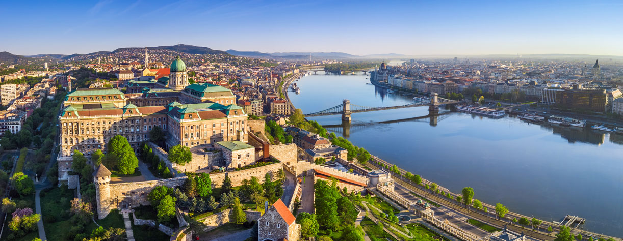 Ariel view of Budapest, Hungary Ariel view of Budapest, Hungary
