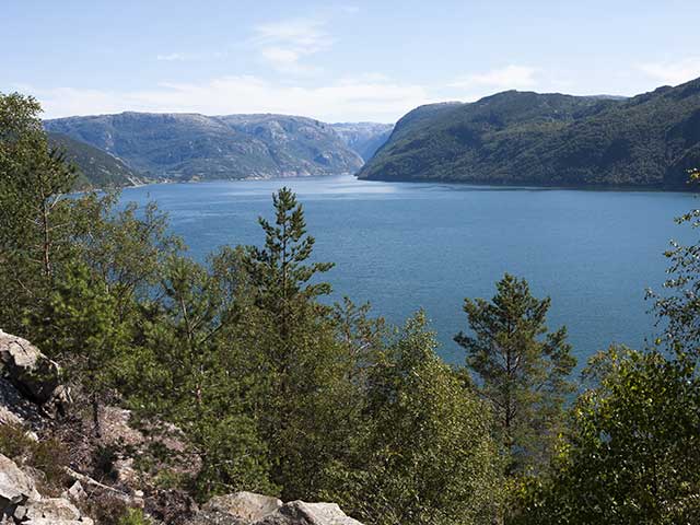 Cruising Jøsenfjorden, Norway