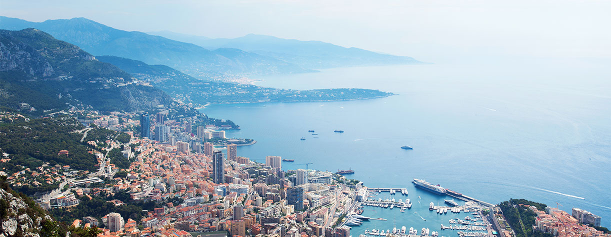 View of Monaco, France