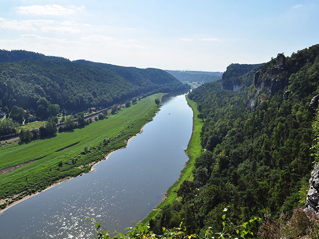 Cruising River Elbe, Germany