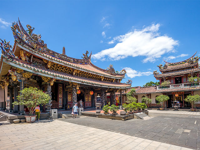 Baoan temple in Taipei, Taiwan