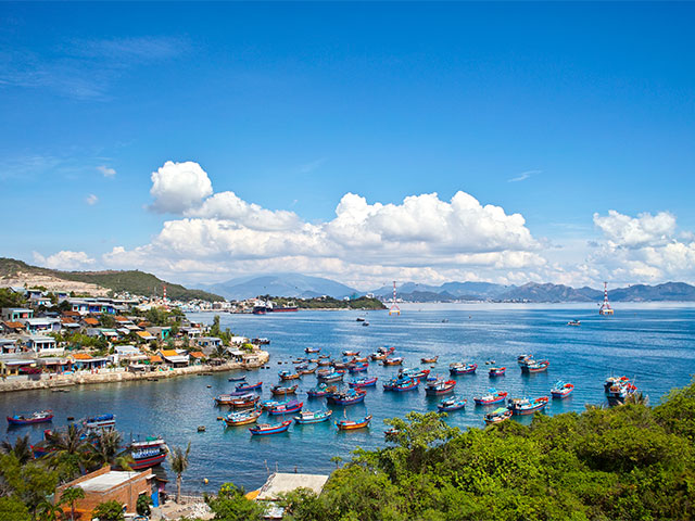 Harbour of Nha Trang, Vietnam