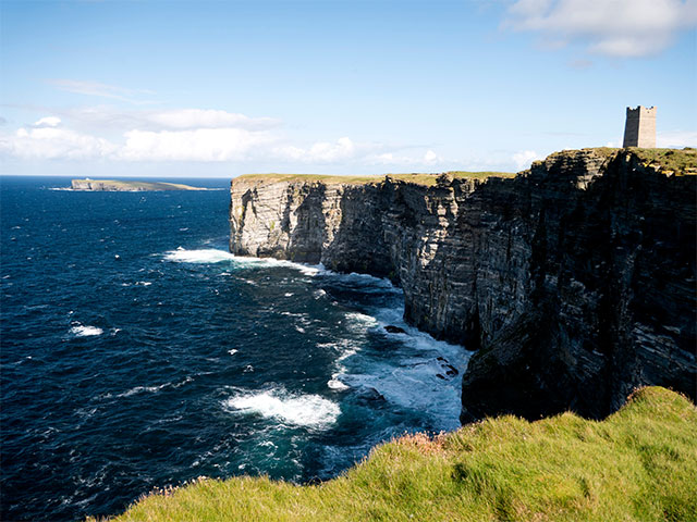 Cruising by Marwick Head, Orkney Islands, Scotland