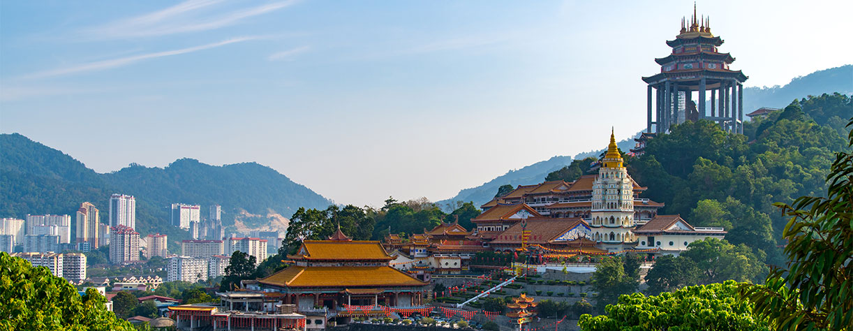 Kek Lok Si Temple at Georgetown Penang, Malaysia