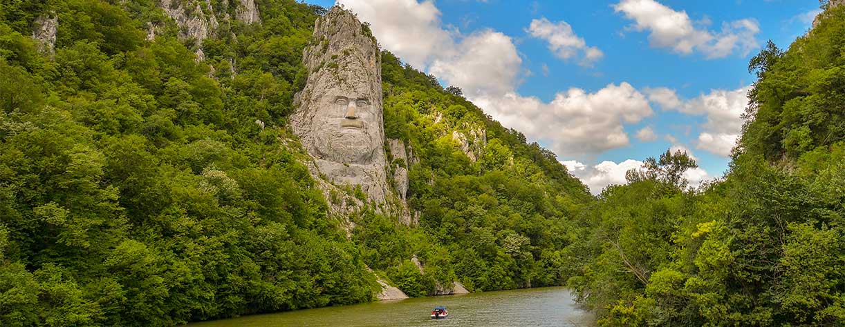 The rock sculpture of Decebalus The rock sculpture of Decebalus