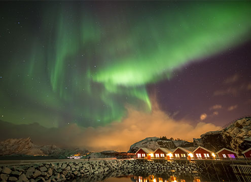 The Aurora Borealis in Alta, Norway