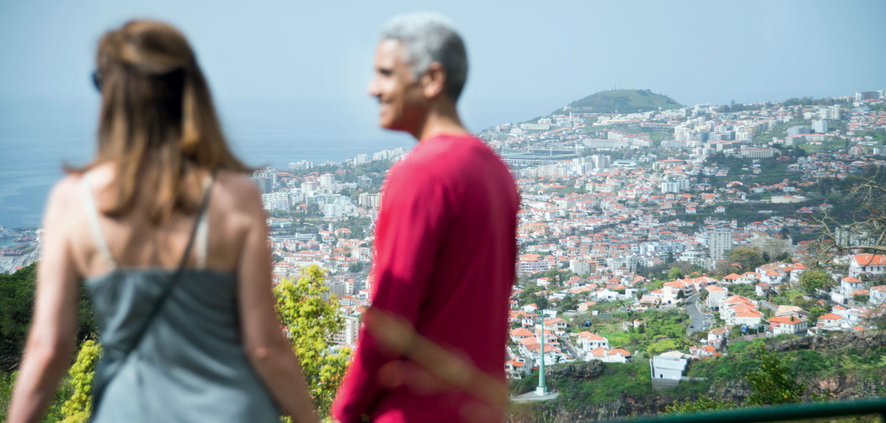 View from Cabo Girao in Funchal, Madeira, Spain