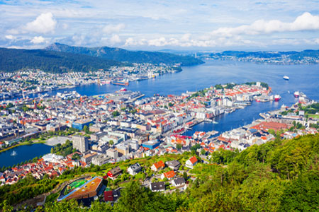 Mount Floyen, Bergen, Norway