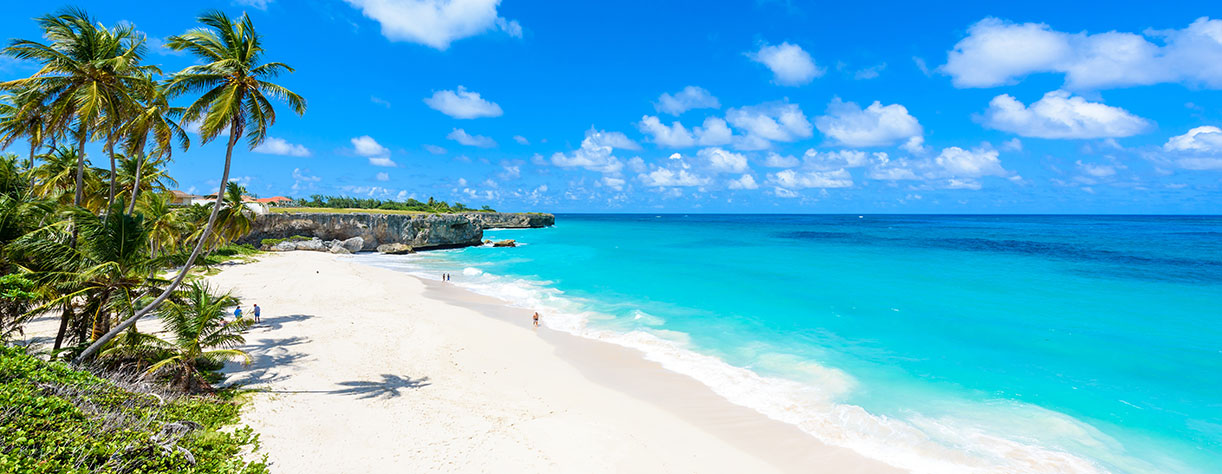 Paradise beach in Bridgetown, Barbados