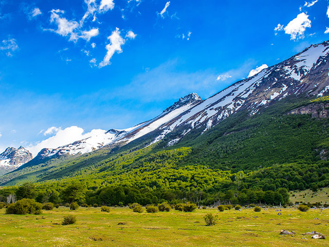 Landscape of the Tierra del Fuego National Park, Argentina