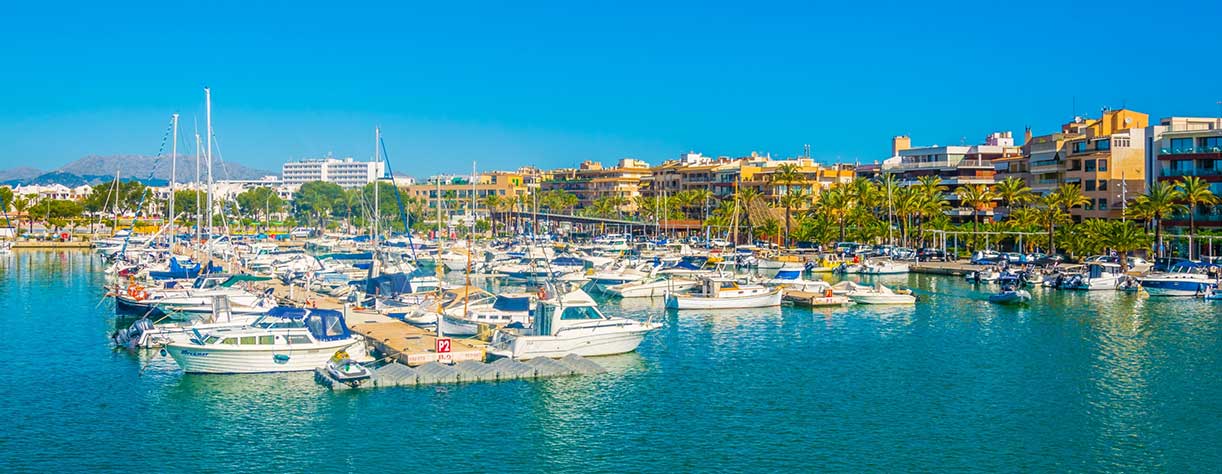  Marina at Port d'Alcudia, Mallorca, Spain