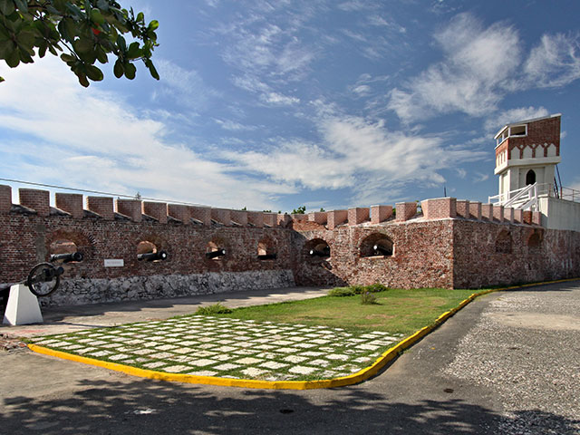 View of Fort Charles Fortress in Port Royal , Jamaica